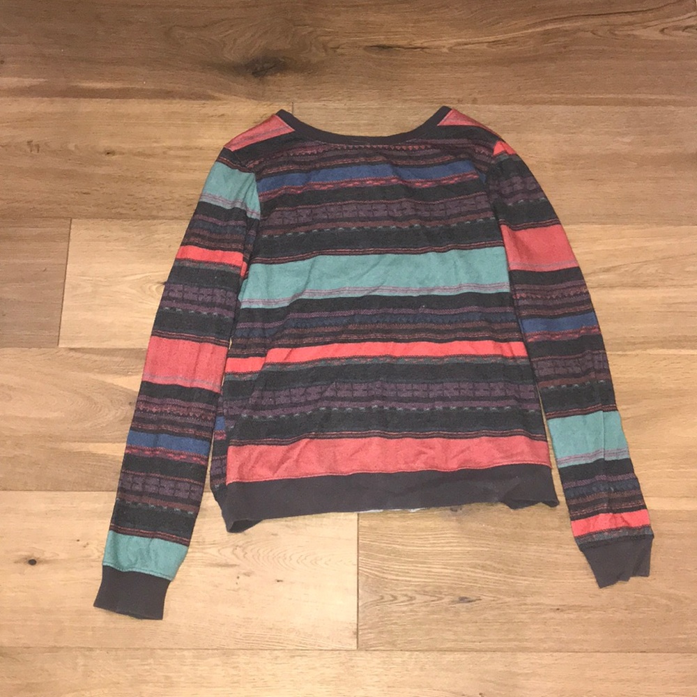 Cute striped long sleeve shirt